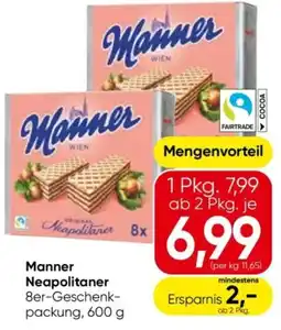 Eurospar Manner Neapolitaner Angebot