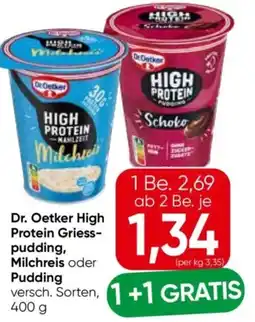 Eurospar Dr. Oetker High Protein Griess- pudding, Milchreis oder Pudding Angebot
