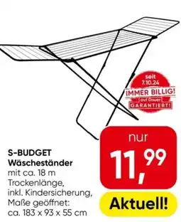 Eurospar S-BUDGET Wäscheständer Angebot