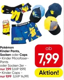 Eurospar Pokémon Kinder Pants, Socken oder Caps Angebot