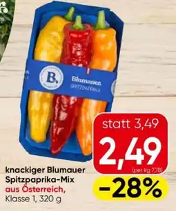 Eurospar Knackiger blumauer spitzpaprika-mix Angebot