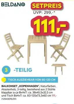 Möbelix Balkonset kopenhagen Angebot