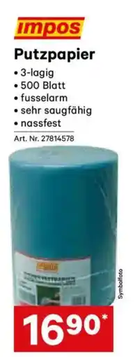 Lagerhaus Putzpapier Angebot