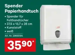 Lagerhaus Spender Papierhandtuch Angebot
