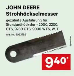 Lagerhaus John deere strohhäckselmesser Angebot