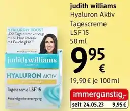 dm judith williams Hyaluron Aktiv Tagescreme LSF 15 Angebot