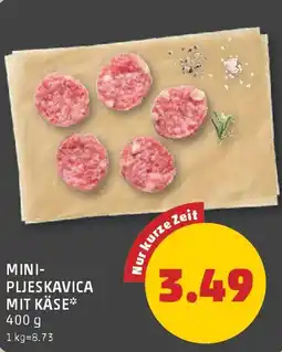 PENNY Mini- pljeskavica mit käse Angebot
