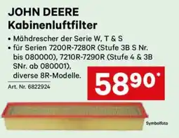 Lagerhaus John deere kabinenluftfilter Angebot