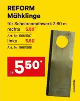 Lagerhaus Reform mähklinge Angebot
