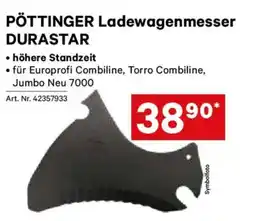 Lagerhaus Pöttinger ladewagenmesser durastar Angebot