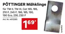 Lagerhaus Pöttinger mähklinge Angebot