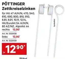 Lagerhaus Pöttinger zettkreiselzinken Angebot