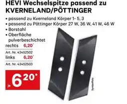 Lagerhaus Hevi wechselspitze passend zu kverneland/pöttinger Angebot