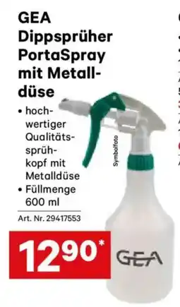 Lagerhaus Gea dippsprüher portaspray mit metall- düse Angebot