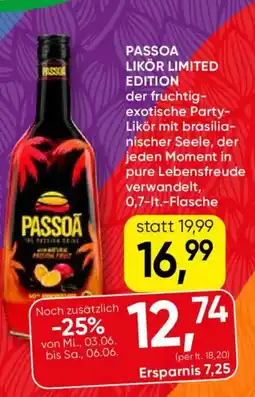SPAR Gourmet PASSOA LIKÖR LIMITED EDITION Angebot