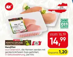 SPAR Gourmet Hendlfilet Angebot