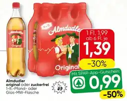SPAR Gourmet Almdudler original oder zuckerfrei Angebot