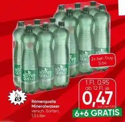 Eurospar Roemerquelle Mineralwasser Angebot