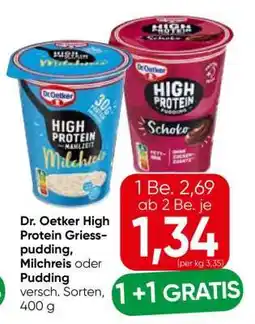 Eurospar Dr. Oetker High Protein Griesspudding, Milchreis oder Pudding Angebot