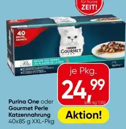 Eurospar Purina One oder Gourmet Perle Katzennahrung Angebot