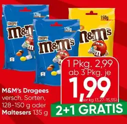 Eurospar M&Ms Dragees Angebot