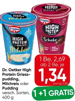 Eurospar Dr. Oetker High Protein Pudding Angebot