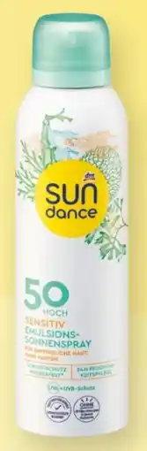 dm Sundance Sonnenspray Emulsion sensitiv LSF 50 Angebot