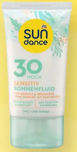 dm Sundance Sensitiv Sonnenfluid Gesicht & Dekolleté Angebot