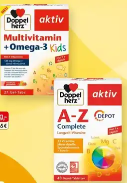 dm Doppelherz Multivitamin +Omega 3 Kids Gel-Tabs Angebot