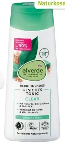 dm Alverde Clear Gesichts Tonic Unreine Haut Angebot