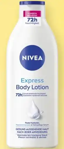 dm Nivea Express Body Lotion Angebot
