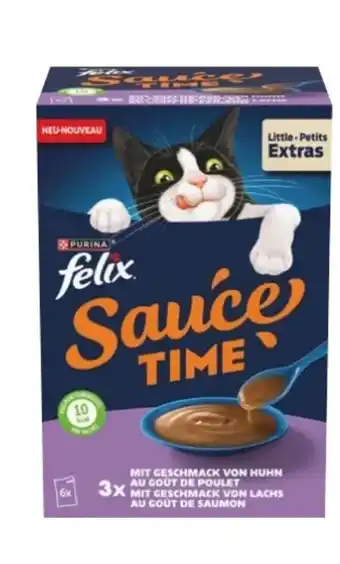 dm Felix Katzensnack Sauce Time Angebot