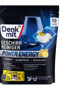 dm Denkmit Geschirr-Reiniger Tabs Multi-Power Energy Caps Angebot