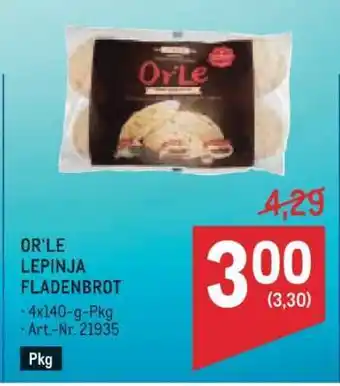 Or'Le Lepinja Fladenbrot