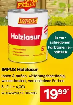 Lagerhaus IMPOS Holzlasur Angebot