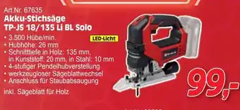 Zgonc Akku-Stichsäge TP-JS 18/135 Li BL Solo Angebot
