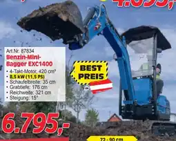 Zgonc Benzin-Mini- Bagger EXC1400 Angebot
