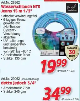 Zgonc Wasserschlauch NTS detto jedoch 3/4 Angebot