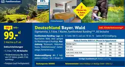 Lidl Reisen Deutschland Bayer. Wald Angebot