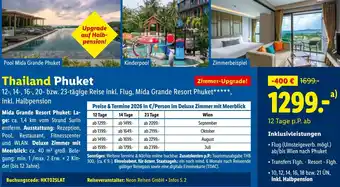 Lidl Reisen Thailand Phuket Angebot