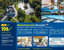 Lidl Reisen Niederösterreich Hernstein Angebot