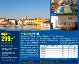 Lidl Reisen Kroatien Peroj Angebot