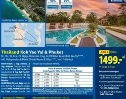 Lidl Reisen Thailand Koh Yao Yai & Phuket Angebot