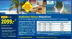 Lidl Reisen Indischer Ozean Malediven Angebot