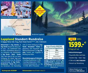 Lidl Reisen Lappland Standort-Rundreise Angebot