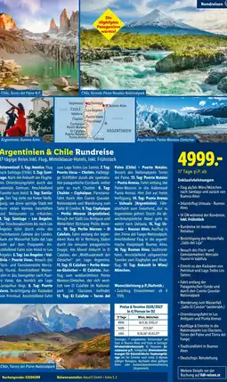 Lidl Reisen Argentinien & Chile Rundreise Angebot