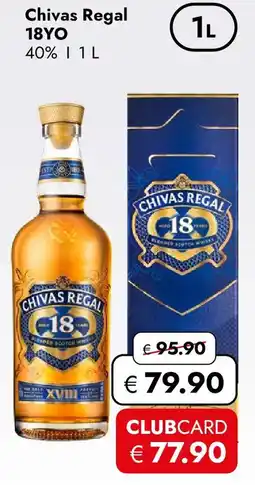 Travel FREE Chivas Regal 18YO Angebot