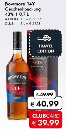 Travel FREE Bowmore 14Y Angebot