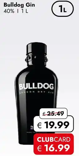 Travel FREE Bulldog Gin 40% Angebot