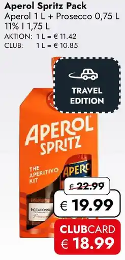 Travel FREE Aperol Spritz Pack Angebot